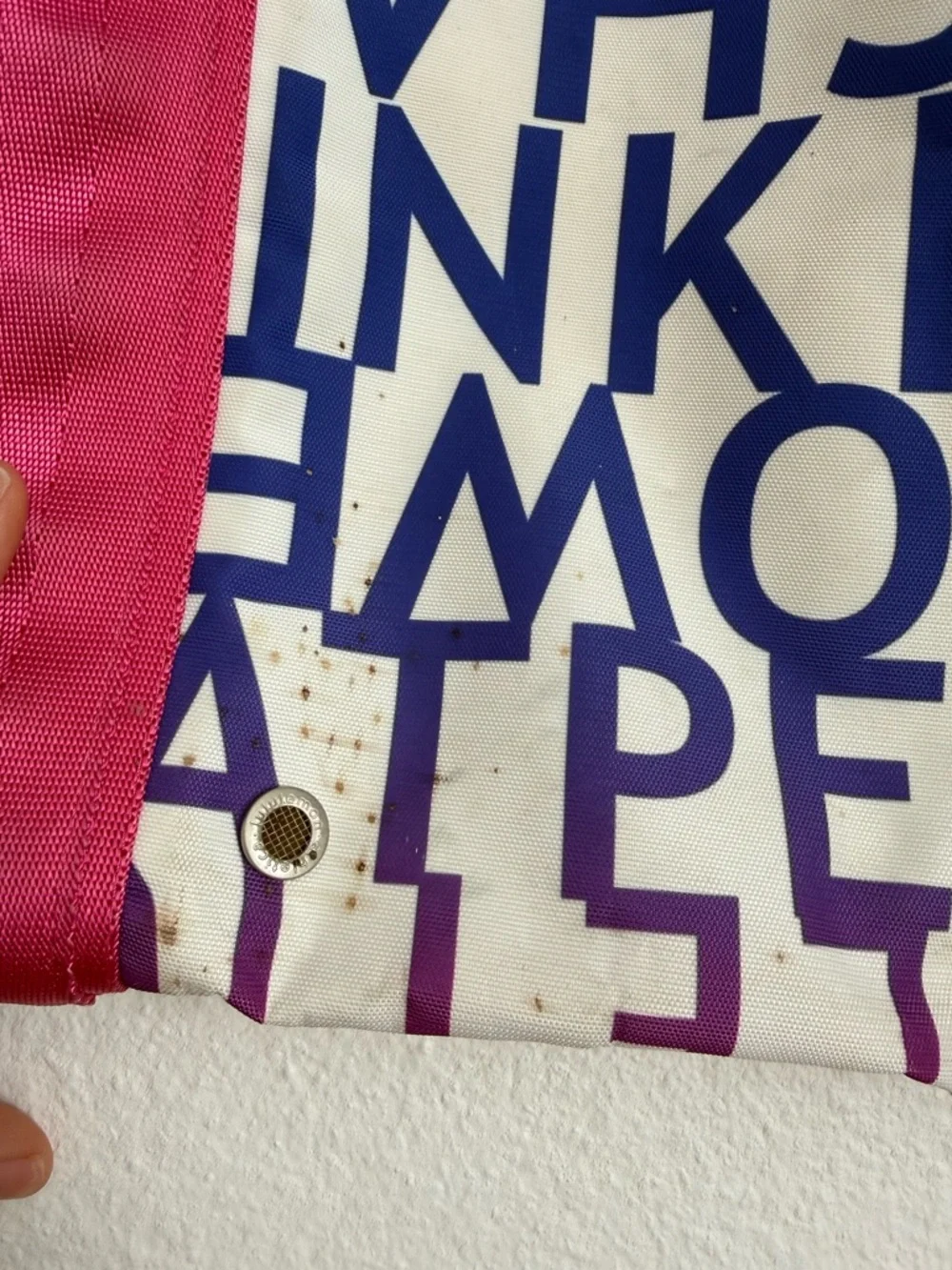 lululemon athletica Pink Multi Letter-Print Travel Duffel Bag - Picture 8 of 13